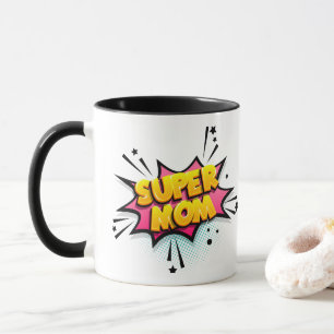 Tasse Super Maman Comic Pop Art