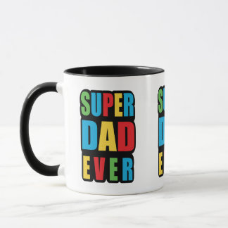 Tasse Super Papa - Cadeau de papa pour le père, l'