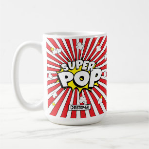 Tasse SUPER POP! drôle pour un papa 'ringard' avec