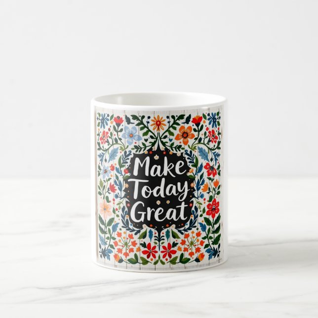 Tasse Super pour une Super Journée (Centre)