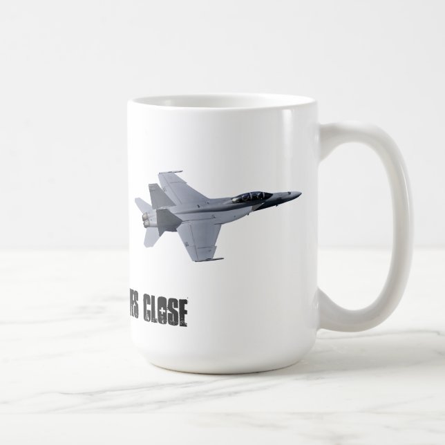 Tasse superbe de frelon de la marine F-18 des USA (Droite)