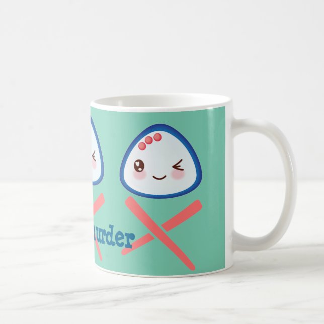 Tasse superbe de meurtre de Kawaii Musubi (Droite)