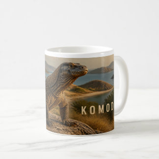 Tasse sur la faune d'Indonésie avec le dragon de K