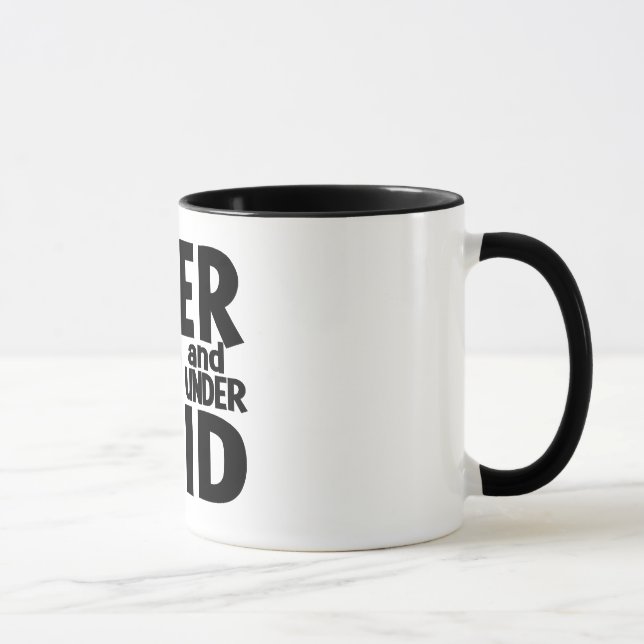 Tasse surchargée - choisissez le style et la (Droite)