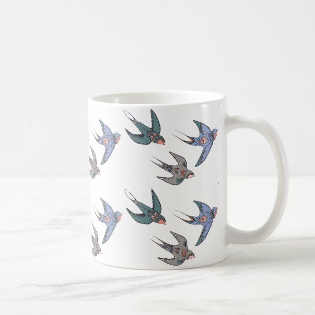 Tasse Swooping vite d'hirondelles (Droite)