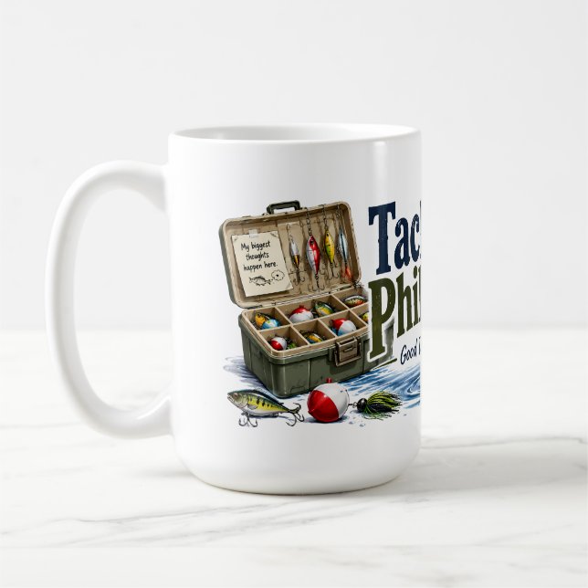 Tasse Tackle Box Philosopher Papa Pêcheur (Gauche)