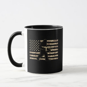 Tasse tactique Sasquatch Bigfoot Camo Drapeau Patr