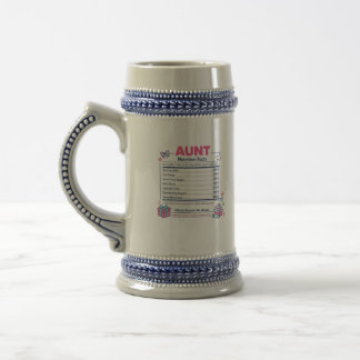 Tasse Tante Faits Nutritionnels pour Tante Café Dr