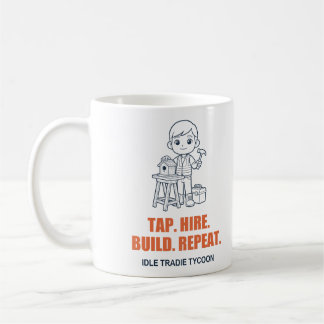 Tasse Tap Embaucher Construire Répéter Tradie