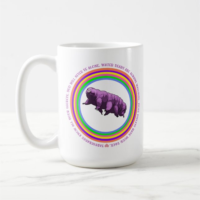 Tasse Tardigrade : Cadeau pour microbiologiste ama (Gauche)