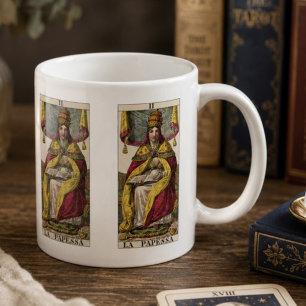 Tasse Tarot de la Grande Prêtresse Vintage Tarot