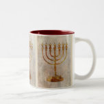 Tasse Tasse Tazza de Menorah Israël<br><div class="desc">Tasse Tasse Tazza de Menorah Israël</div>