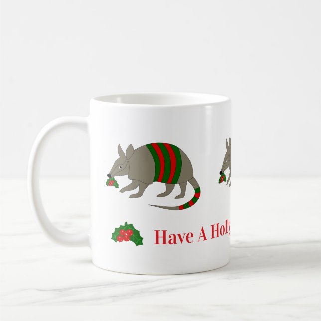 Tasse Tatou de Noël (Gauche)