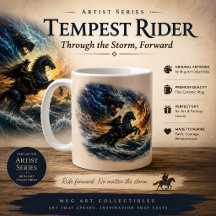 Tasse Tempest Rider – Art de cavalier de fantasy é
