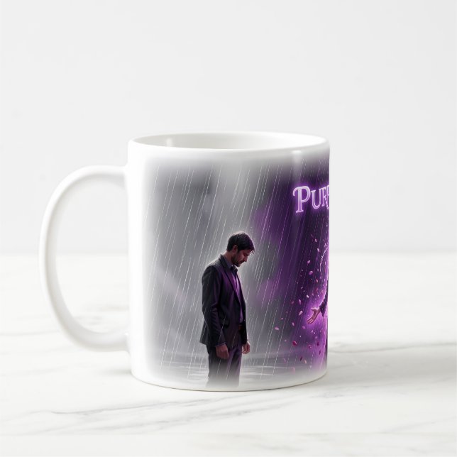 Tasse Tempête Violette Entre Chagrin et Liberté (Gauche)