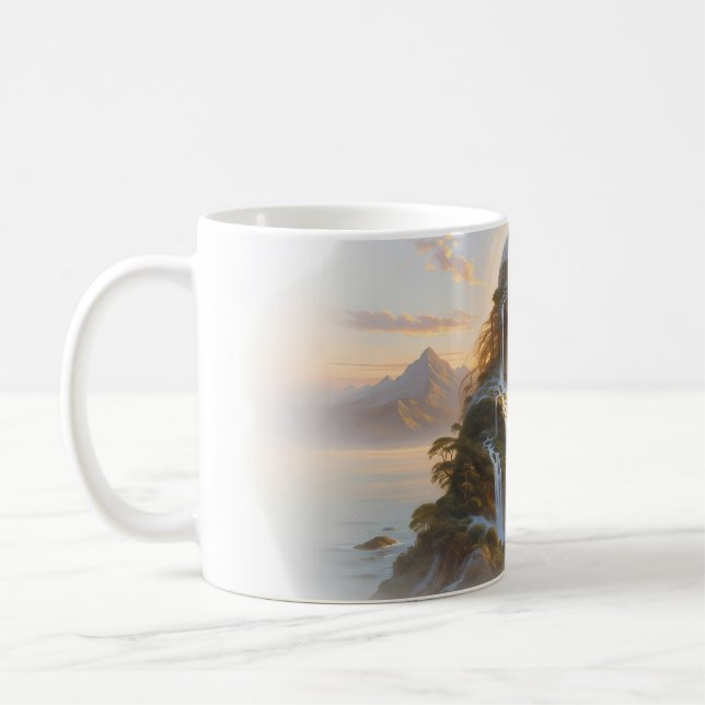 Tasse Terre Mère Gaïa Déesse Lever avec la Terre (Gauche)