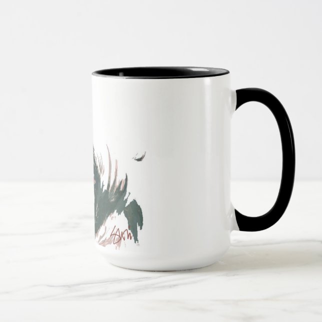 Tasse - terrier adorable appelé Goggles (Droite)