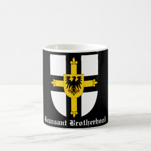Tasse Teutonic de noir de confrérie de Beausant