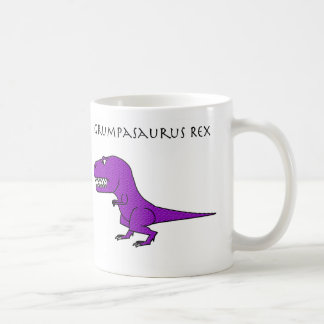 Tasse texturisée pourpre de Grumpasaurus Rex