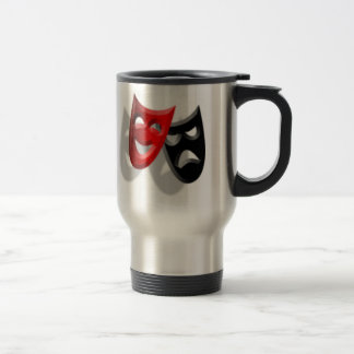 Tasse théâtrale de voyage de masques