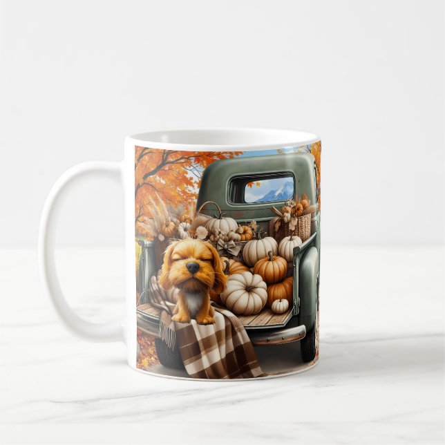 Tasse Thème Chien d'Automne (Gauche)