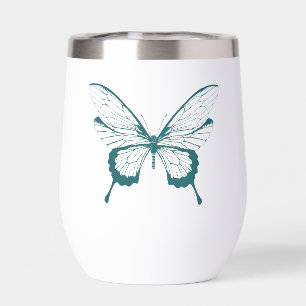 Tasse thermique à vin Papillon