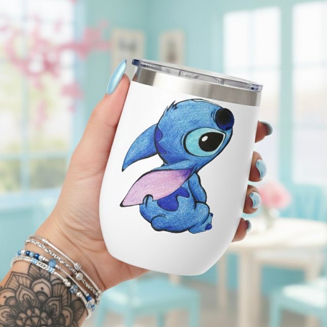 Tasse thermique à vin Stitch (Créateur téléchargé)