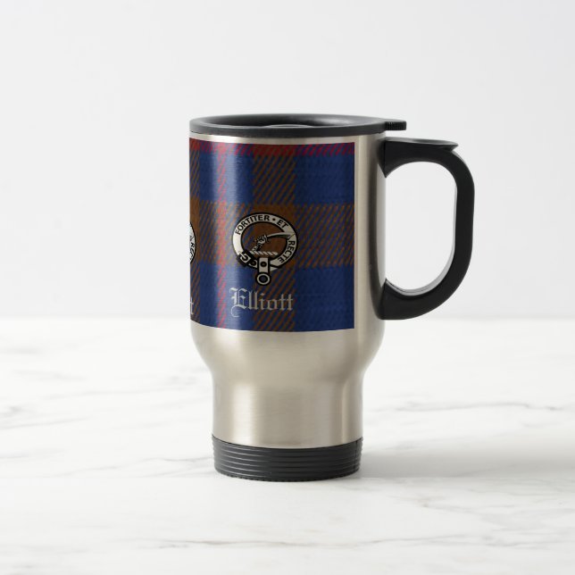 TASSE THERMIQUE DE VOYAGE DE TARTAN DE CLAN (Droit)