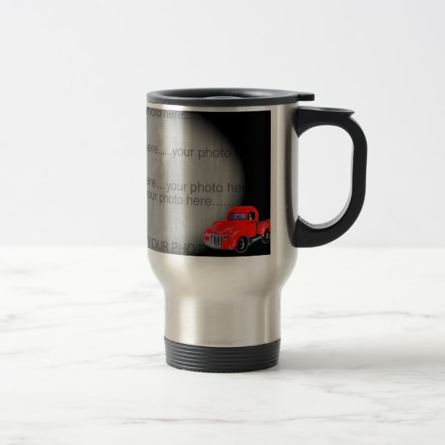 Tasse thermique personnalisée par camion rouge (Droit)