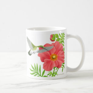 Tasse Throated rouge de colibri