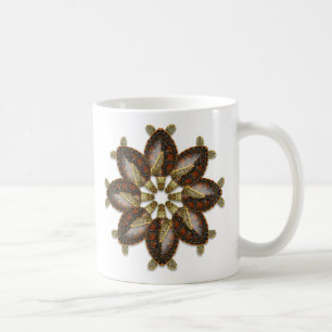 Tasse Tortue Verte Kaléidoscopique