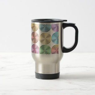 Tasse tourbillonnante métallique de voyageurs