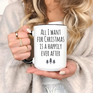 Tasse Tout ce que je veux pour Noël pour Femme et