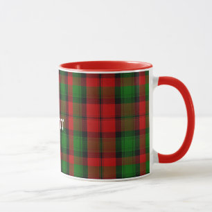 Tasse traditionnelle faite sur commande de plaid
