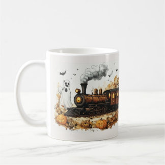 Tasse Train à Vapeur Hanté