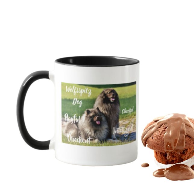 Tasse Traits de race de chiens Wolfsspitz (Créateur téléchargé)