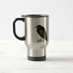 Tasse trapue de voyage de Raven