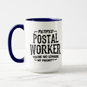 Tasse Travailleur Postal Retraité N'est Plus Prior