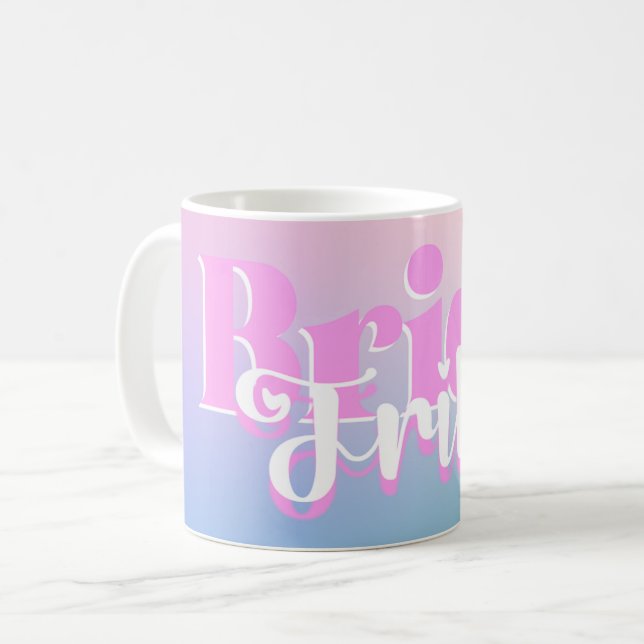 Tasse Tribu de la Mariée Rose Violet (Devant gauche)