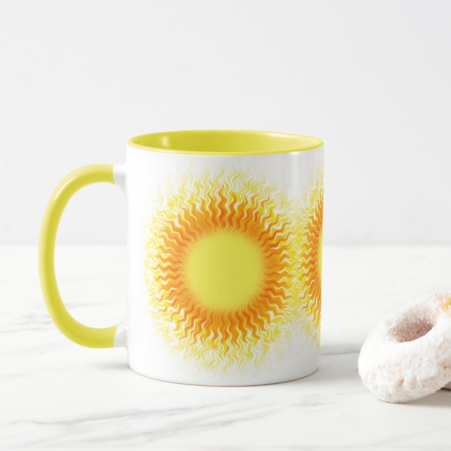 Tasse triple de Sun (Avec donut)