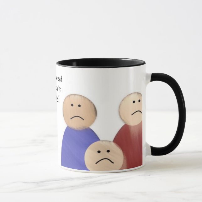 Tasse Triste de partir (Droite)