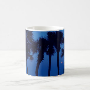 Tasse tropicale de lune de palmier de Daytona