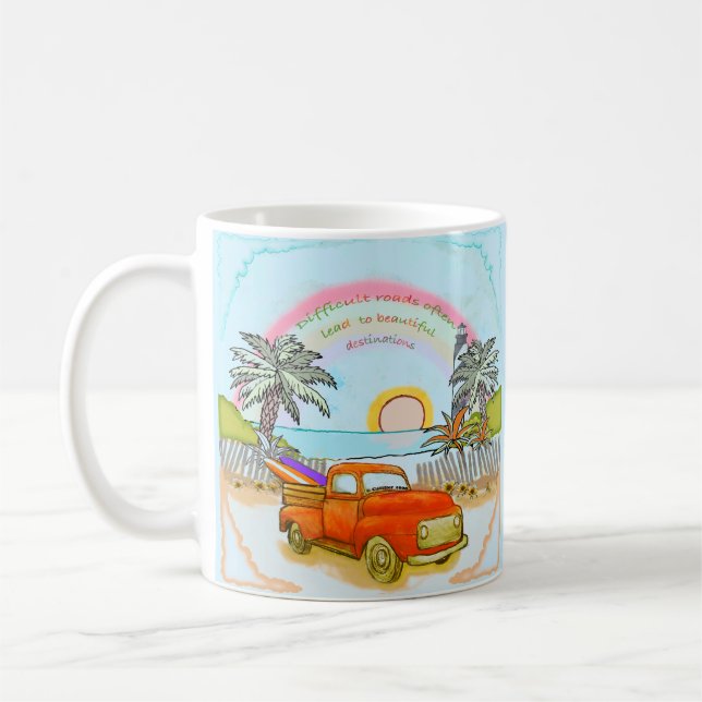 Tasse Truck Surfer  Phare (Gauche)