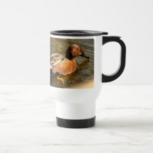 Tasse turquoise de canard de cannelle