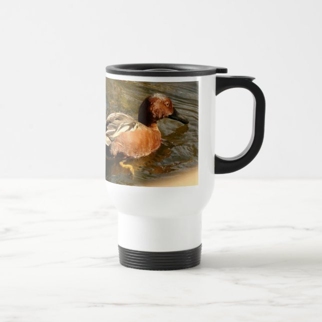 Tasse turquoise de canard de cannelle (Droite)