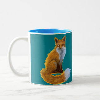 Tasse turquoise de Fox