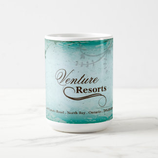 Tasse turquoise vintage d'affaires de promotion de