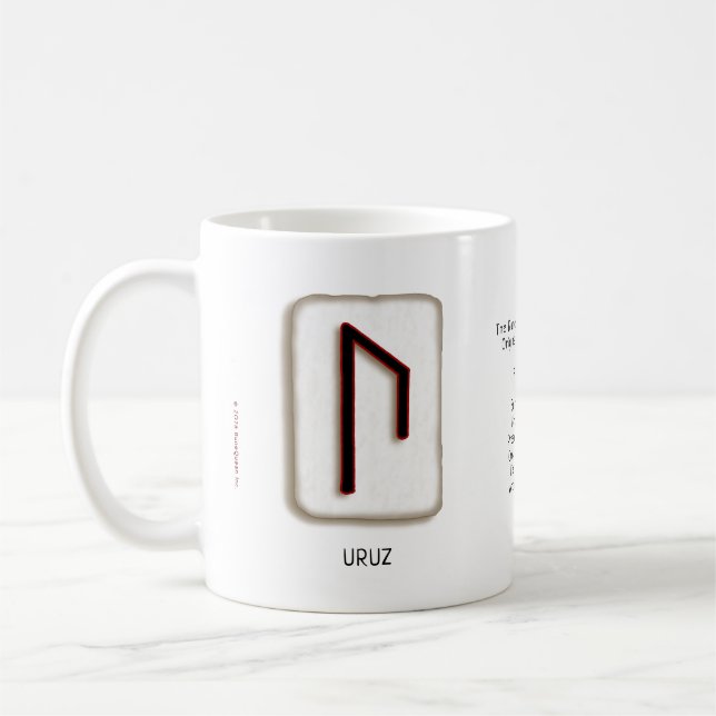 Tasse Uruz RuneStone 330 ml (Gauche)