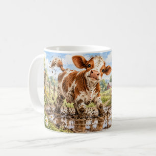Tasse Vache en Boue La Vie Est Meilleure