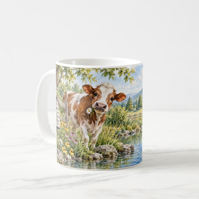 Tasse vache Suivez le courant (Devant gauche)